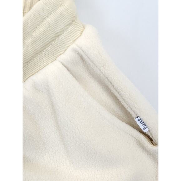 Feat Blanket Blend Pull On Shorts Drawstring Waist Pockets Women S Beige Comfy - Picture 9 of 10